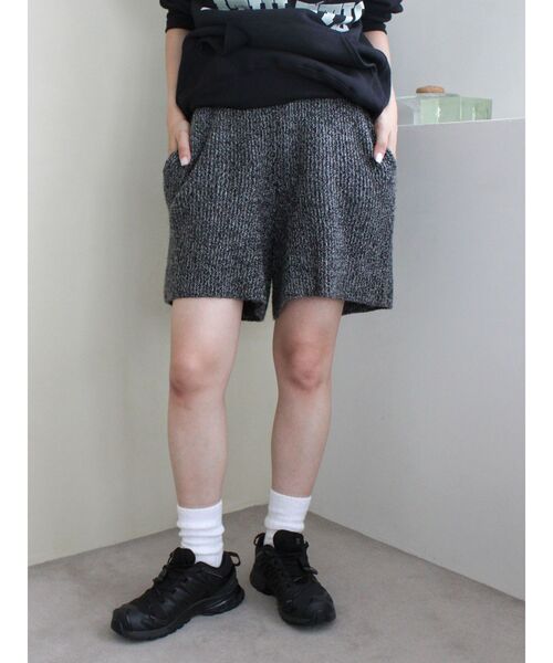 Ungrid（アングリッド）の「カラーネップニットハーフパンツ（その他パンツ・レディース・ブラウン/チャコールグレー・FREE）」の12枚目の写真