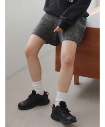 ungrid ニットハーフパンツ　チャコールグレー Ungrid（アングリッド）の「ニットハーフパンツ（その他パンツ