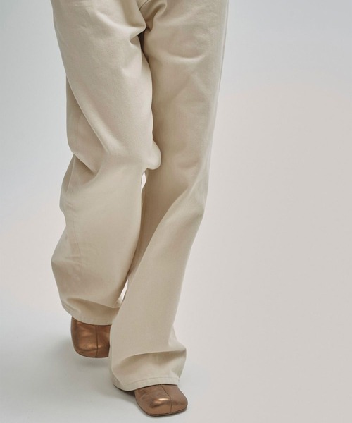 TODAYFUL(トゥデイフル)の「【TODAYFUL/トゥデイフル】Cary's Denim/デニムパンツ(デニムパンツ・レディース・ブラウン/ホワイト・23/25/24)」の3枚目の写真