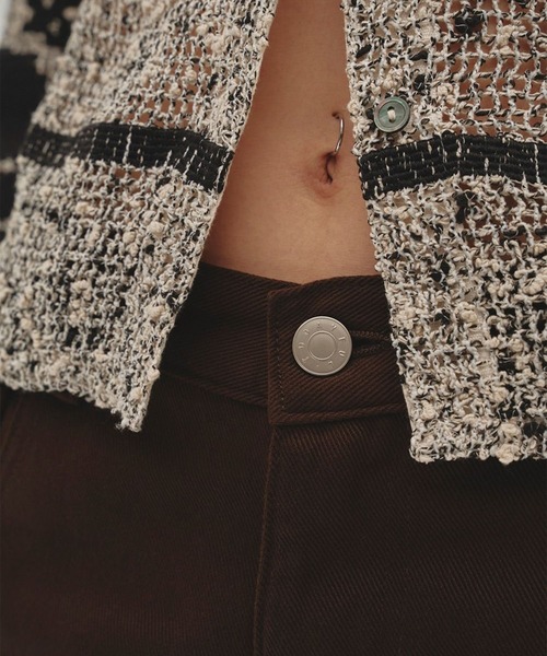 TODAYFUL(トゥデイフル)の「【TODAYFUL/トゥデイフル】Cary's Denim/デニムパンツ(デニムパンツ・レディース・ブラウン/ホワイト・23/25/24)」の14枚目の写真