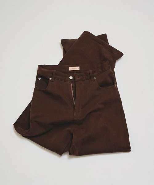 TODAYFUL(トゥデイフル)の「【TODAYFUL/トゥデイフル】Cary's Denim/デニムパンツ(デニムパンツ・レディース・ブラウン/ホワイト・23/25/24)」の15枚目の写真