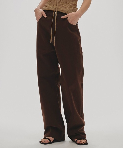 TODAYFUL(トゥデイフル)の「【TODAYFUL/トゥデイフル】Cary's Denim/デニムパンツ(デニムパンツ・レディース・ブラウン/ホワイト・23/25/24)」の11枚目の写真