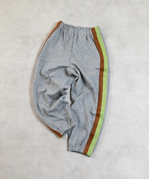 MARKEY'S(マーキーズ)の「カラーテープスウェットパンツ(スウェットパンツ・キッズ・オフホワイト/オレンジ/モスグリーン/杢グレー・100/130/120/95/90/80/110/150/140)」の16枚目の写真