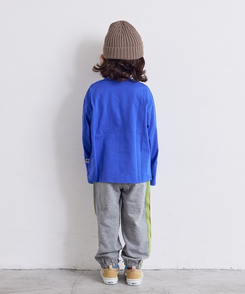 MARKEY'S(マーキーズ)の「カラーテープスウェットパンツ(スウェットパンツ・キッズ・オフホワイト/オレンジ/モスグリーン/杢グレー・100/130/120/95/90/80/110/150/140)」の20枚目の写真