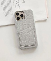 Burner(バーナー)の【OKUOKU 0909】レザーライク  ポケット付き  iPhoneケース oku-iphonecase-675844064335-7(スマホケース/カバー)