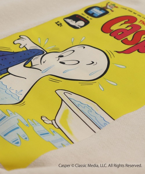 JAM & LINK(ジャムアンドリンク)の「〈キャスパー〉裏毛トレーナー(スウェット・キッズ・チャコールグレー/クリーム・100/110/120/130/140/150/160)」の9枚目の写真