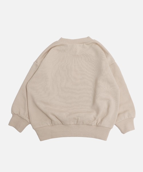 JAM & LINK(ジャムアンドリンク)の「〈キャスパー〉裏毛トレーナー(スウェット・キッズ・チャコールグレー/クリーム・100/110/120/130/140/150/160)」の17枚目の写真