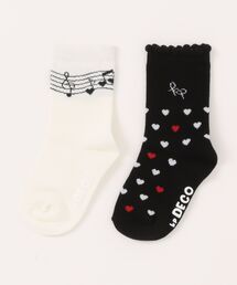 KP DECO | 音符・ロゴ 2Pソックス(ソックス/靴下)