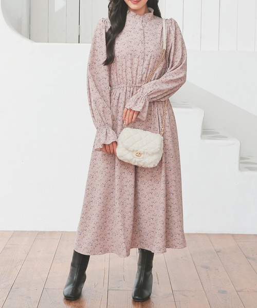 Honeys（ハニーズ）の「キルティングファーバッグ（ショルダーバッグ・レディース・アイボリー/グレー/レオパード/ピンク・FREE）」の6枚目の写真