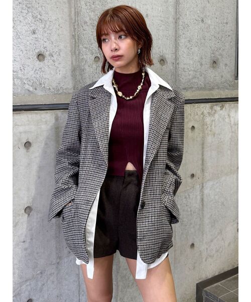 MURUA（ムルーア）の「カラーアタッチメントジャケット（テーラードジャケット・レディース・その他1/グレー・FREE）」の19枚目の写真