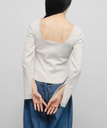 KBF | バックオープンカップ付ロンTEE(Tシャツ/カットソー)