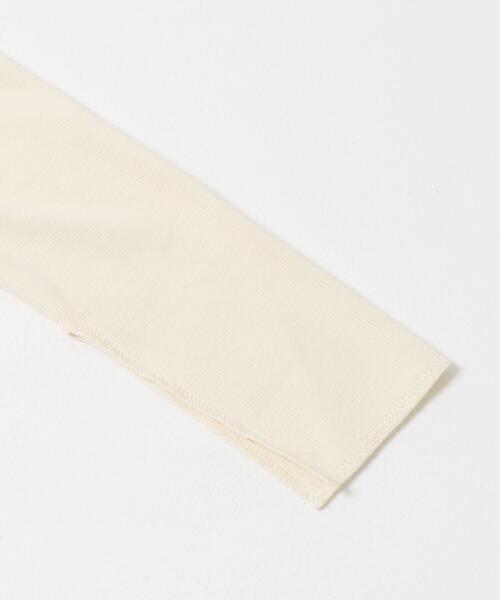 KBF（ケイビーエフ）の「バックオープンカップ付ロンTEE（Tシャツ/カットソー・レディース・オートミール/アイボリー/チャコールグレー・ONE）」の10枚目の写真