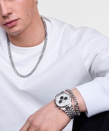Daniel Wellington(_jGEFg)Iconic Chronograph 40MM Arch 5-Link Panda Yrv Vo[(AiOrv)