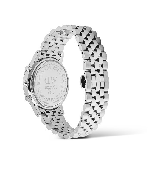 Daniel Wellington(ダニエルウェリントン)の「Iconic Chronograph 40MM Arch 5-Link Panda メンズ腕時計 シルバー(アナログ腕時計・メンズ・シルバー/シルバー×ブラック・40mm)」の9枚目の写真