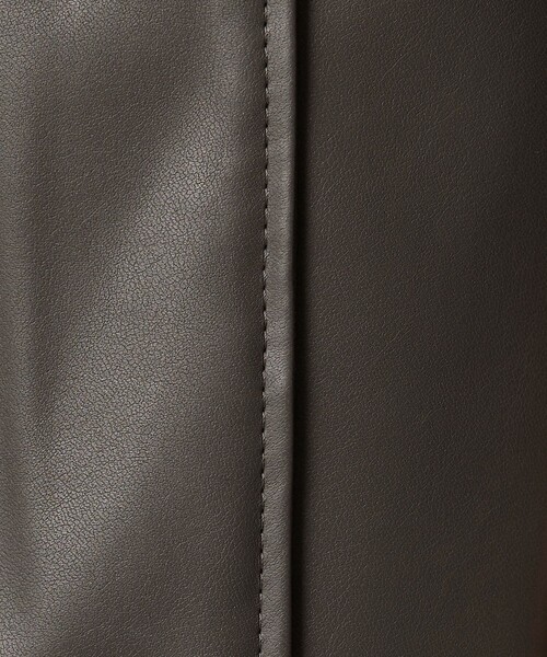 ATTISESSION（アティセッション）の「＜ATTISESSION＞レザーライク リバーシブル ラップ ミニスカート（スカート・レディース・ブラック/オリーブ・36/38）」の8枚目の写真