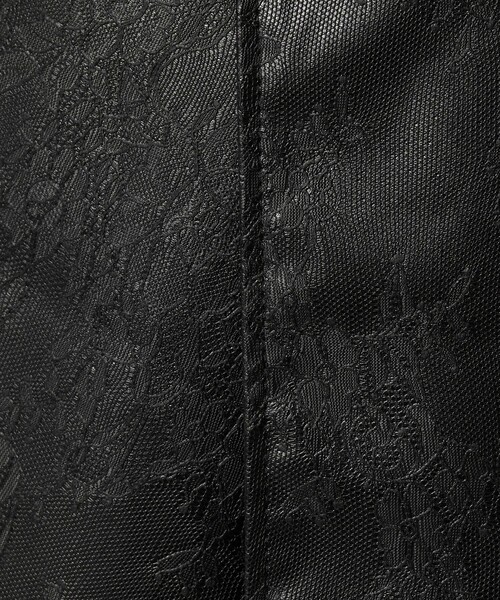 ATTISESSION（アティセッション）の「＜ATTISESSION＞レザーライク リバーシブル ラップ ミニスカート（スカート・レディース・ブラック/オリーブ・36/38）」の9枚目の写真