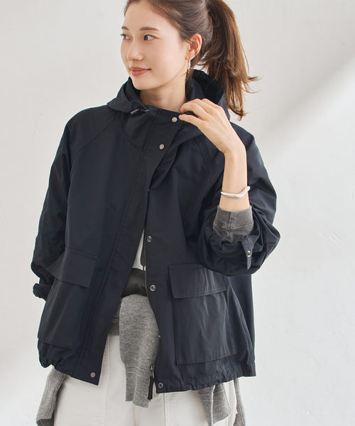 ≪洗濯機洗い可≫撥水メモリーウェザーHOODIEブルゾン（その他アウター