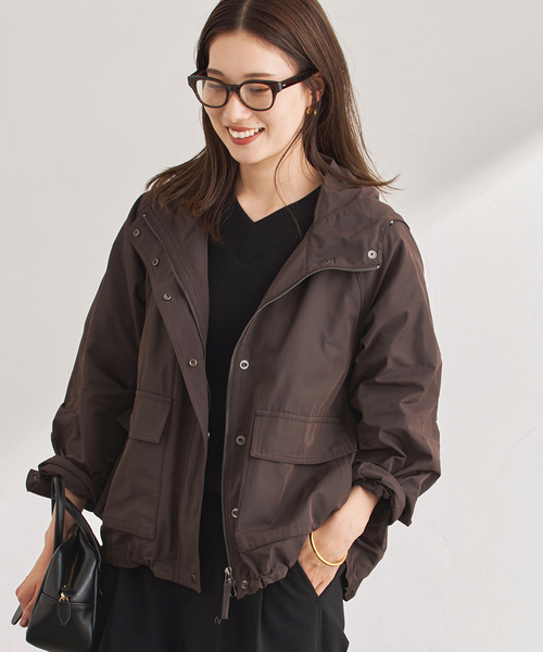 セール】≪洗濯機洗い可≫撥水メモリーウェザーHOODIEブルゾン（その他