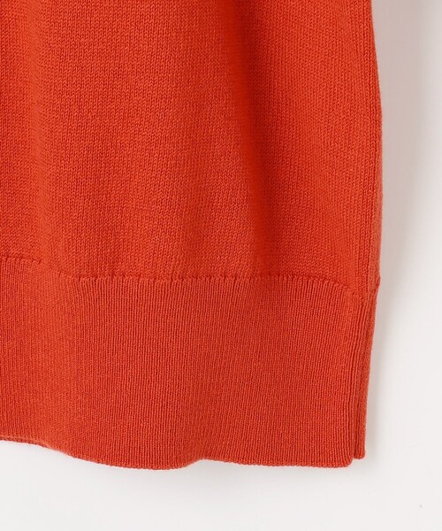 J.PRESS（ジェイプレス）の「Cotton Wool ボートネック ニット（ニット/セーター・レディース・オレンジ系/パイングリーン系/ベージュ系/ワイン系・T15/T13）」の22枚目の写真