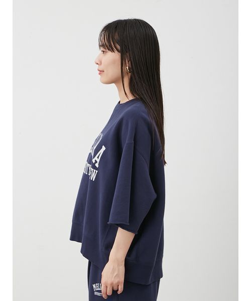 Mila Owen（ミラオーウェン）の「【セットアップ対応】半袖コットンスウェットプルオーバー（スウェット・レディース・ライトグレー/バーガンディー/ネイビー/ライトブルー・0/1）」の19枚目の写真