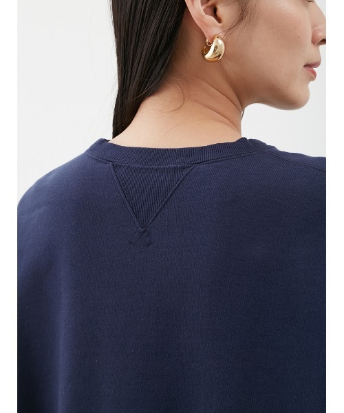 Mila Owen（ミラオーウェン）の「【セットアップ対応】半袖コットンスウェットプルオーバー（スウェット・レディース・ライトグレー/バーガンディー/ネイビー/ライトブルー・0/1）」の15枚目の写真