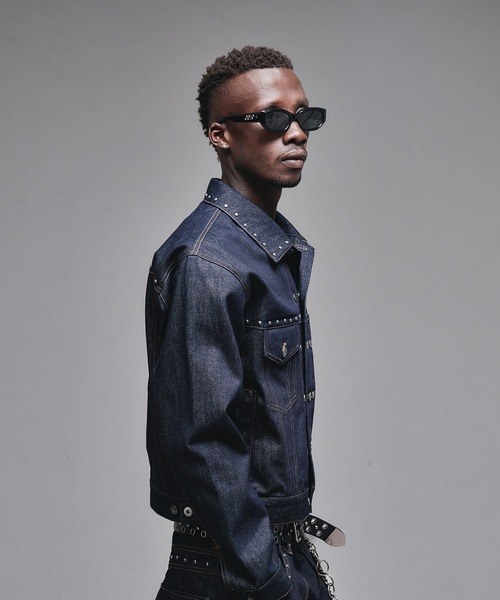ANDER HUNK（アンダーハンク）の「Studs Design Rigid Denim Jacket