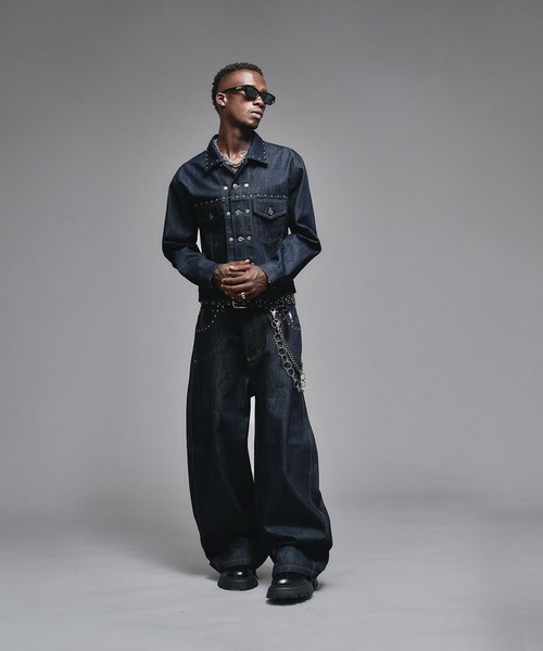 ANDER HUNK（アンダーハンク）の「Studs Design Rigid Denim Jacket