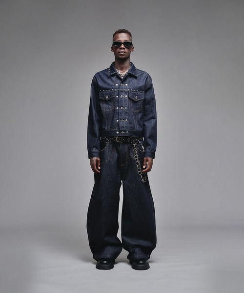 ANDER HUNK（アンダーハンク）の「Studs Design Rigid Denim Jacket