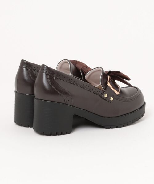 minia(ミニア)の「【minia】リボンバックルパンプス(パンプス・レディース・ブラウン/ブラック・S/M/L/LL)」の3枚目の写真