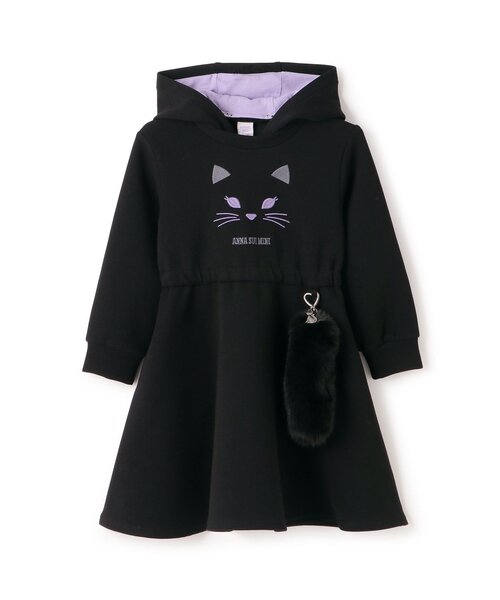 ANNA SUImini♡♡ワンピース♡♡150 極美品⁂アナスイミニ⁂レモン柄ワンピース 総柄 フレア 2way LL