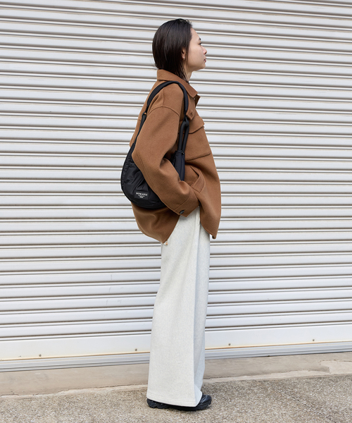 JOURNAL STANDARD（ジャーナルスタンダード）の「スーパー120ダブルビーバーCPO（その他アウター・レディース・ネイビー/タン・FREE）」の11枚目の写真