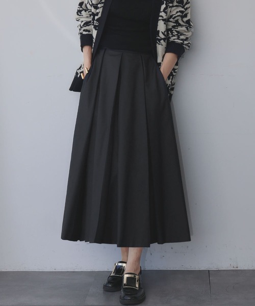 セール】【2025AW】ボックスプリーツ ロング スカート（スカート