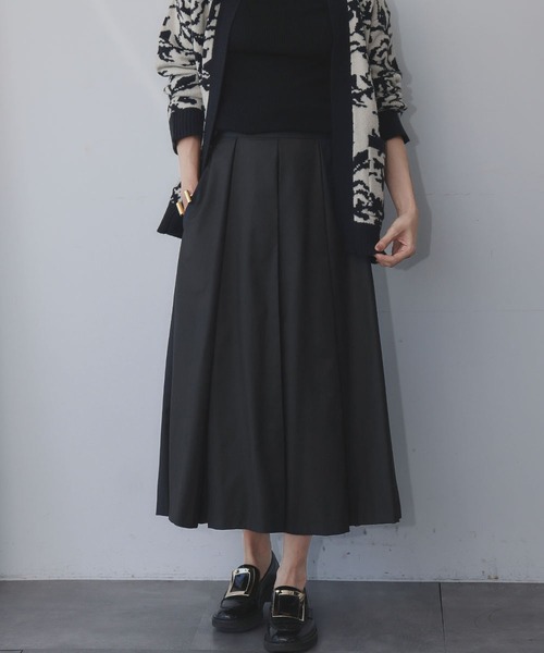 セール】【2025AW】ボックスプリーツ ロング スカート（スカート