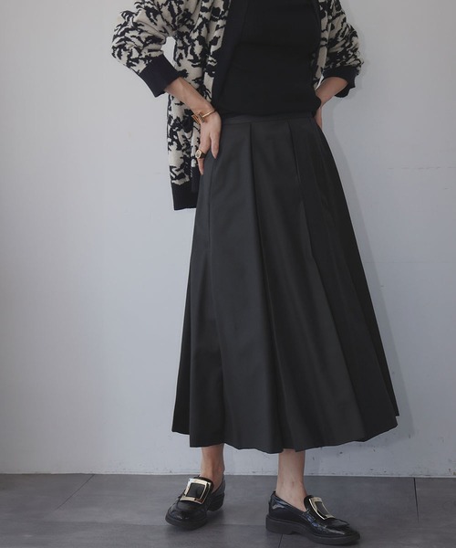 セール】【2025AW】ボックスプリーツ ロング スカート（スカート