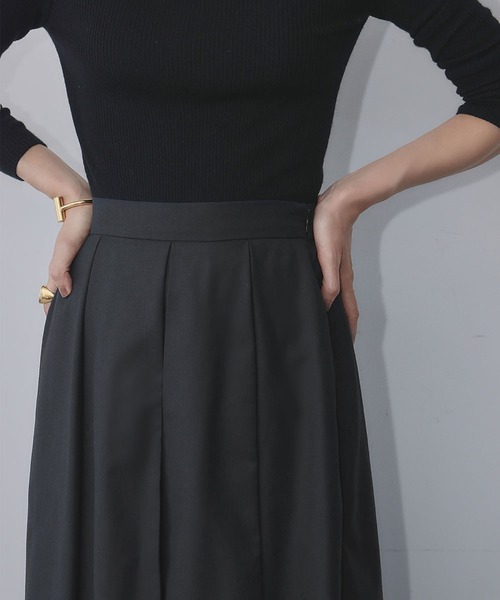 セール】【2025AW】ボックスプリーツ ロング スカート（スカート