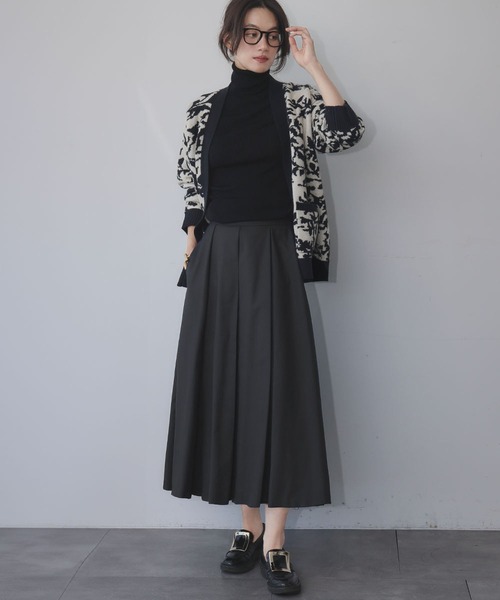 セール】ボックスプリーツ ロング スカート（スカート）｜ELFRANK