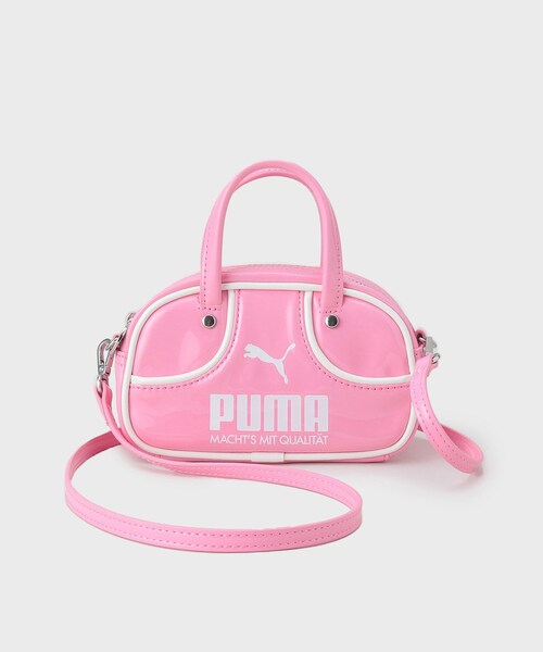 PUMA（プーマ）の「【PUMA】1976 マイクロ グリップバッグ（ハンドバッグ・レディース・ブラック/ライトイエロー系/ピンク系・00）」の3枚目の写真