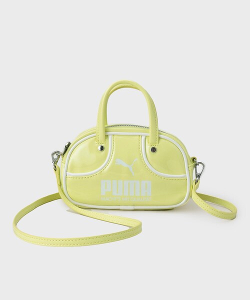 PUMA（プーマ）の「【PUMA】1976 マイクロ グリップバッグ（ハンドバッグ・レディース・ブラック/ライトイエロー系/ピンク系・00）」の5枚目の写真