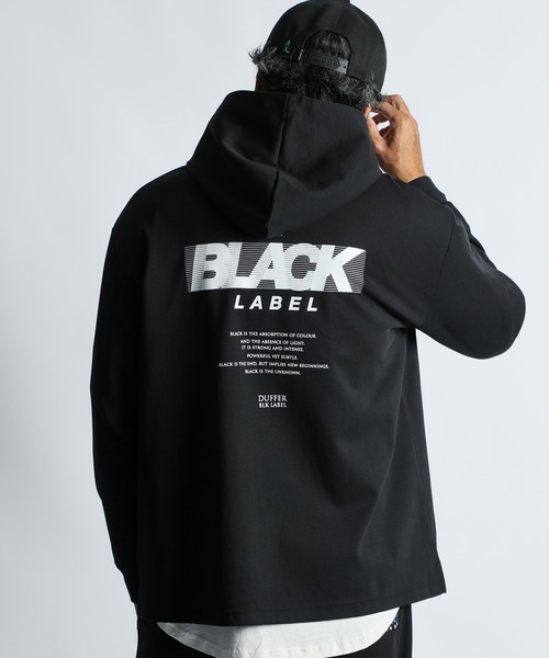 The DUFFER of ST.GEORGE(ザダファーオブセントジョージ)の「〔BLACK LABEL〕SORONA PONTE PO PARKA:セットアップ ポンチ素材 プルオーバー パーカー(パーカー・メンズ・ブラック/ホワイト/ライトグレー・X-LARGE/LARGE/MEDIUM)」の2枚目の写真