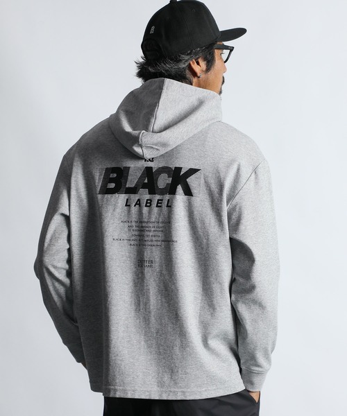 The DUFFER of ST.GEORGE(ザダファーオブセントジョージ)の「〔BLACK LABEL〕SORONA PONTE PO PARKA:セットアップ ポンチ素材 プルオーバー パーカー(パーカー・メンズ・ブラック/ホワイト/ライトグレー・X-LARGE/LARGE/MEDIUM)」の16枚目の写真