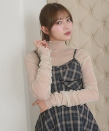 assort sheer high neck tops / アソートシアーハイネックトップス