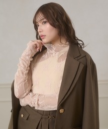 Ambre Neige | assort sheer high neck tops / アソートシアーハイネックトップス(Tシャツ/カットソー)