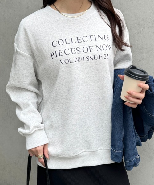 MYMOOD.（マイムード）の「フレンチロゴスウェット（スウェット・レディース・ブラック/ライトグレー/ブラウン/グレー・FREE）」の20枚目の写真