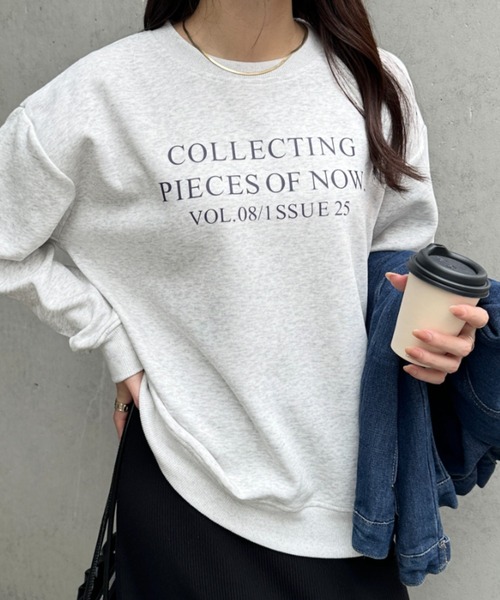 MYMOOD.（マイムード）の「フレンチロゴスウェット（スウェット・レディース・ブラック/ライトグレー/ブラウン/グレー・FREE）」の21枚目の写真