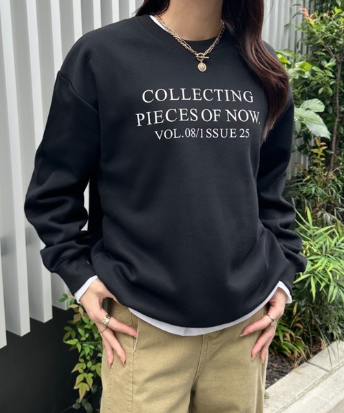 MYMOOD.（マイムード）の「フレンチロゴスウェット（スウェット・レディース・ブラック/ライトグレー/ブラウン/グレー・FREE）」の13枚目の写真