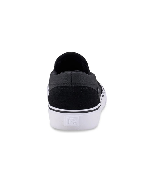 DC SHOES(ディーシーシューズ)の「VARIAL SLIP-ON S/DCスリッポンスニーカー(スニーカー・メンズ・ブラック×ホワイト/ブラック系その他・26cm/25.5cm/25cm/24.5cm/24cm/23.5cm/23cm/29cm/28.5cm/28cm/27.5cm/27cm/26.5cm)」の8枚目の写真