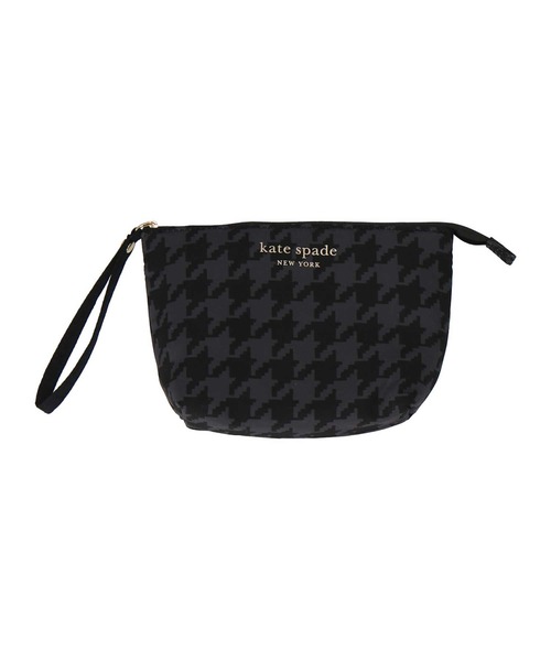 kate spade new york（ケイトスペード ニューヨーク）の「ハンカチポーチ（ポーチ・レディース・ブラック/グレー/アイボリー・FREE）」の3枚目の写真