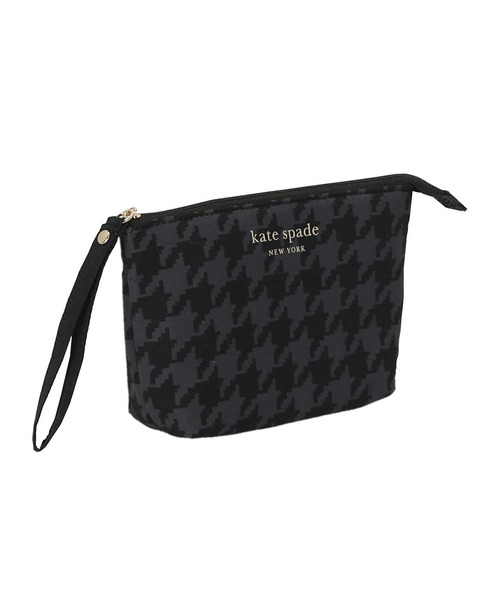 kate spade new york（ケイトスペード ニューヨーク）の「ハンカチポーチ（ポーチ・レディース・ブラック/グレー/アイボリー・FREE）」の4枚目の写真