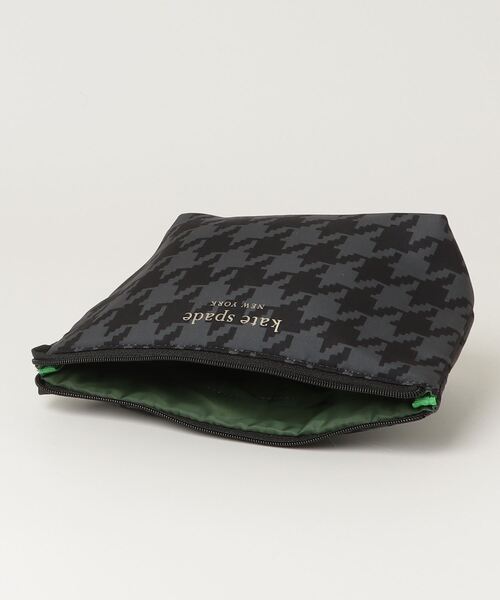 kate spade new york（ケイトスペード ニューヨーク）の「ハンカチポーチ（ポーチ・レディース・ブラック/グレー/アイボリー・FREE）」の8枚目の写真