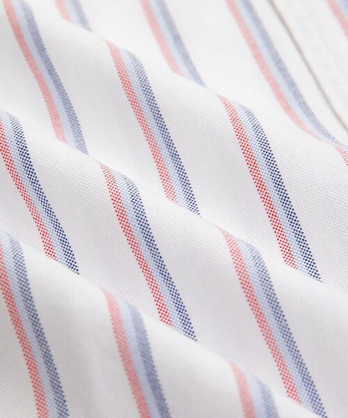 BROOKS BROTHERS(ブルックスブラザーズ)の「コットンオックスフォード ストライプ フライデーシャツ(シャツ/ブラウス・メンズ・ブルー/ピンク/イエロー/ホワイト/パープル・X-SMALL/X-LARGE/MEDIUM/SMALL/LARGE)」の7枚目の写真